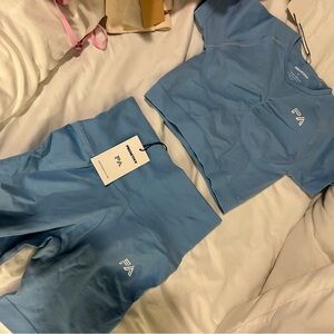 Blue Workout Set Brand New